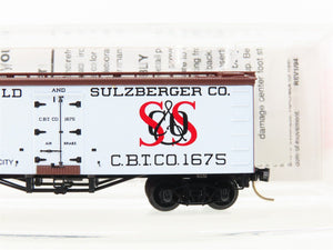 N Scale Micro-Trains MTL 58020 CBTCO Schwarzchild & Sulzberger 36' Reefer #1675
