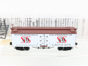 N Scale Micro-Trains MTL 58020 CBTCO Schwarzchild & Sulzberger 36' Reefer #1675