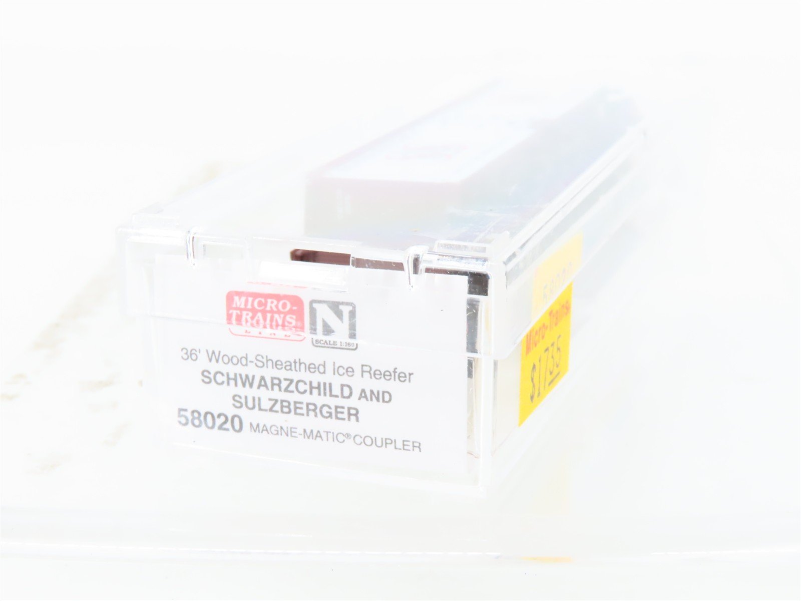 N Scale Micro-Trains MTL 58020 CBTCO Schwarzchild & Sulzberger 36' Reefer #1675