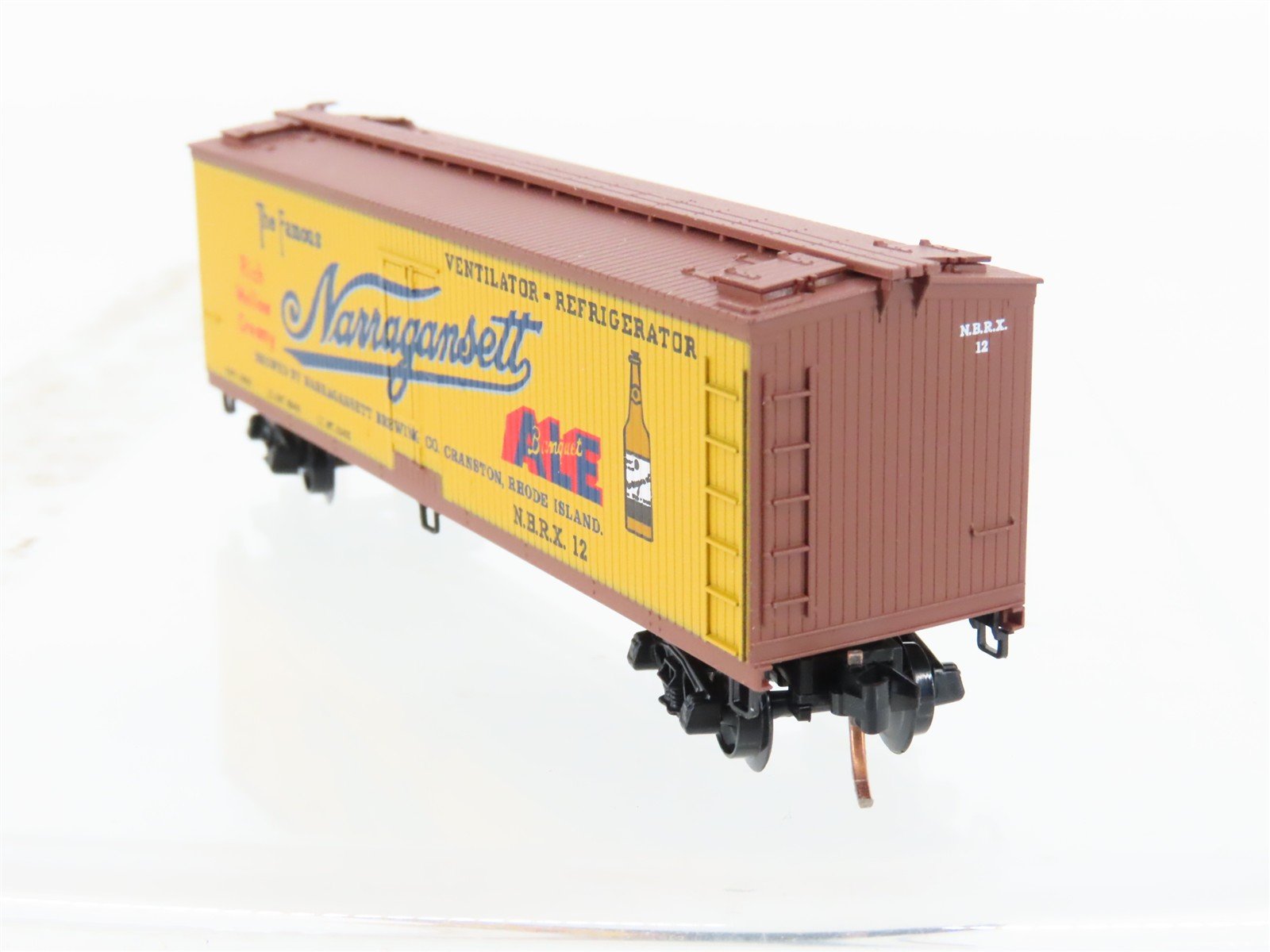 N Scale Micro-Trains MTL 49220 NBRX Narragansett Ale 40' Wood Reefer #12