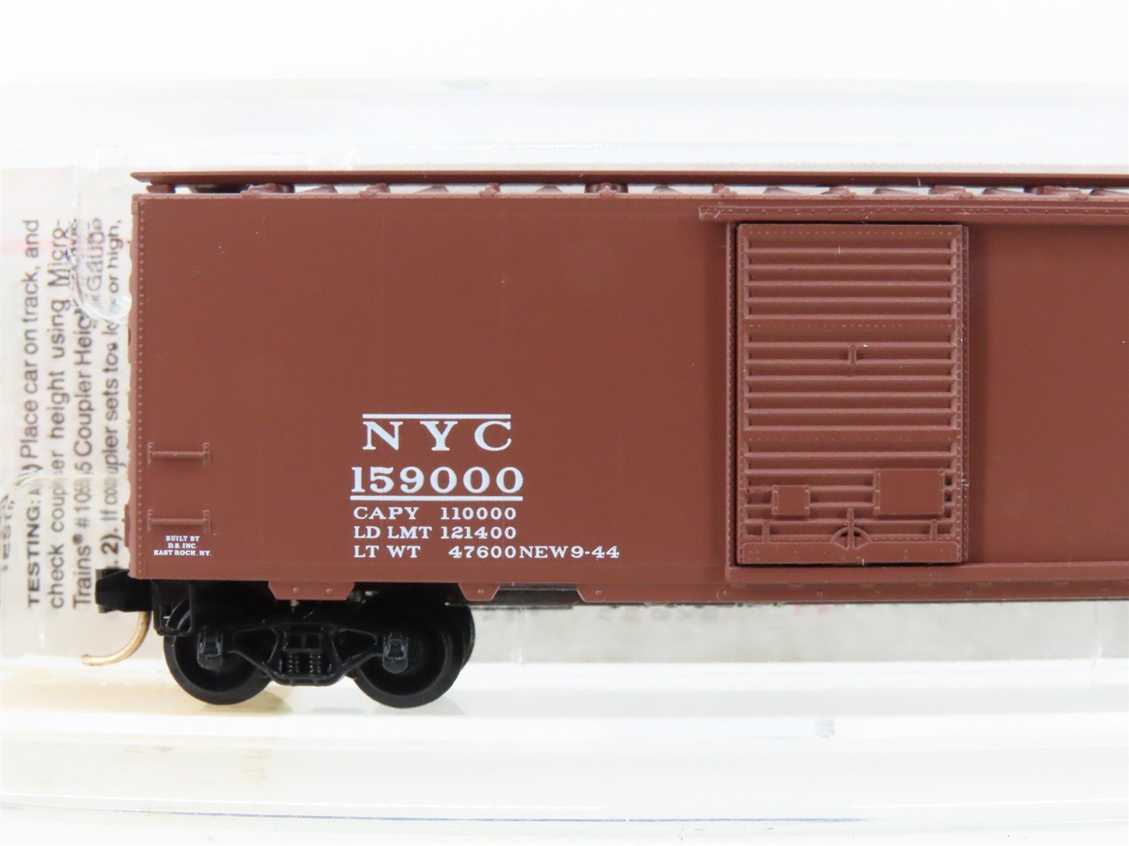 N Micro-Trains MTL 20047 NYC New York Central 40' Single Door Box Car #159000