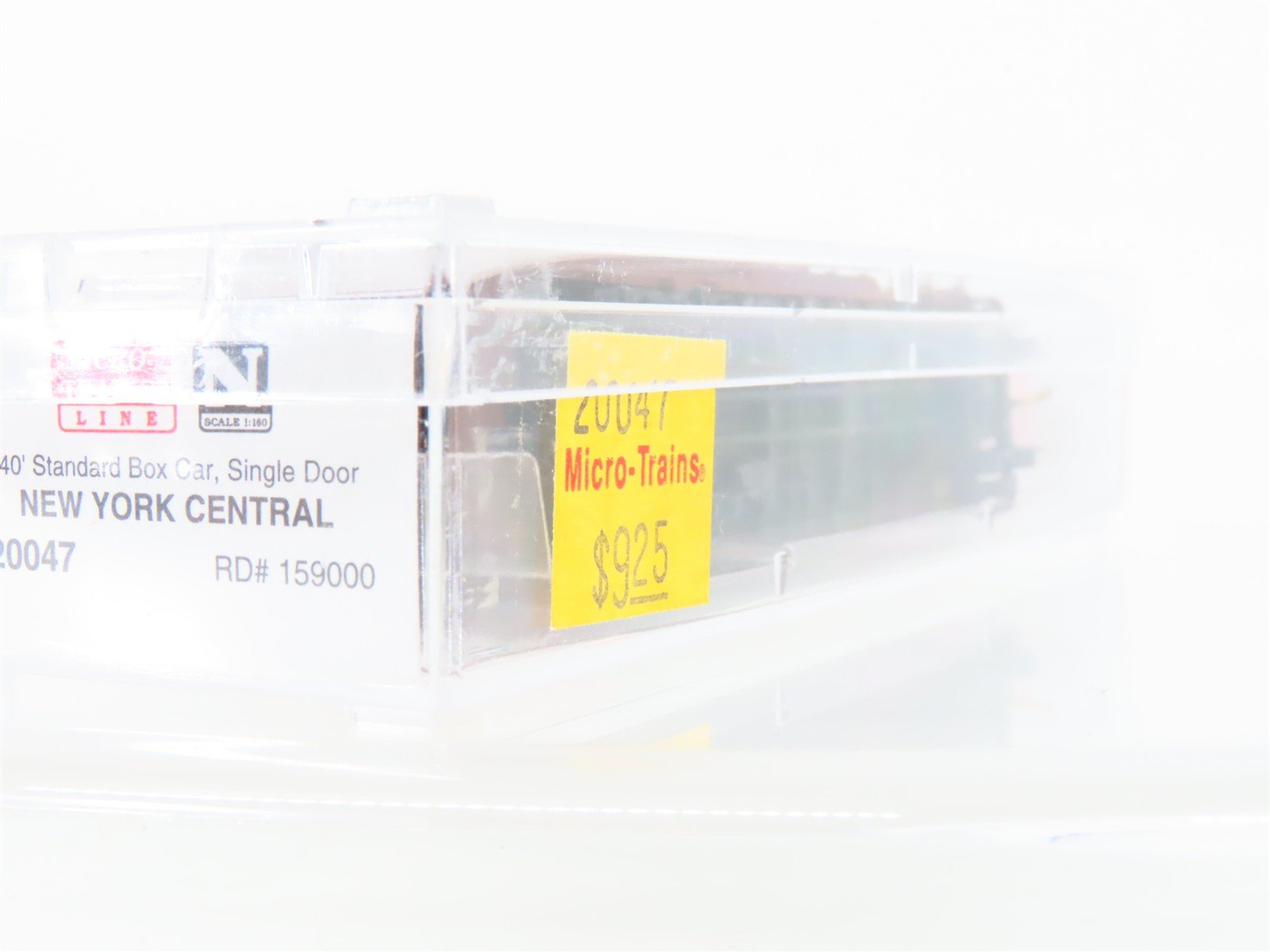 N Micro-Trains MTL 20047 NYC New York Central 40' Single Door Box Car #159000