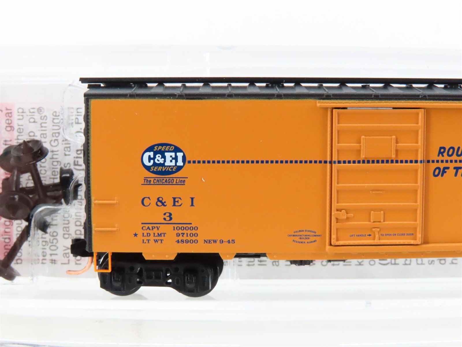 N Scale Micro-Trains MTL 02000703 C&EI Route of the Dixie Flagler 40' Box Car #3