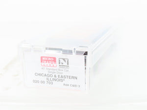 N Scale Micro-Trains MTL 02000703 C&EI Route of the Dixie Flagler 40' Box Car #3