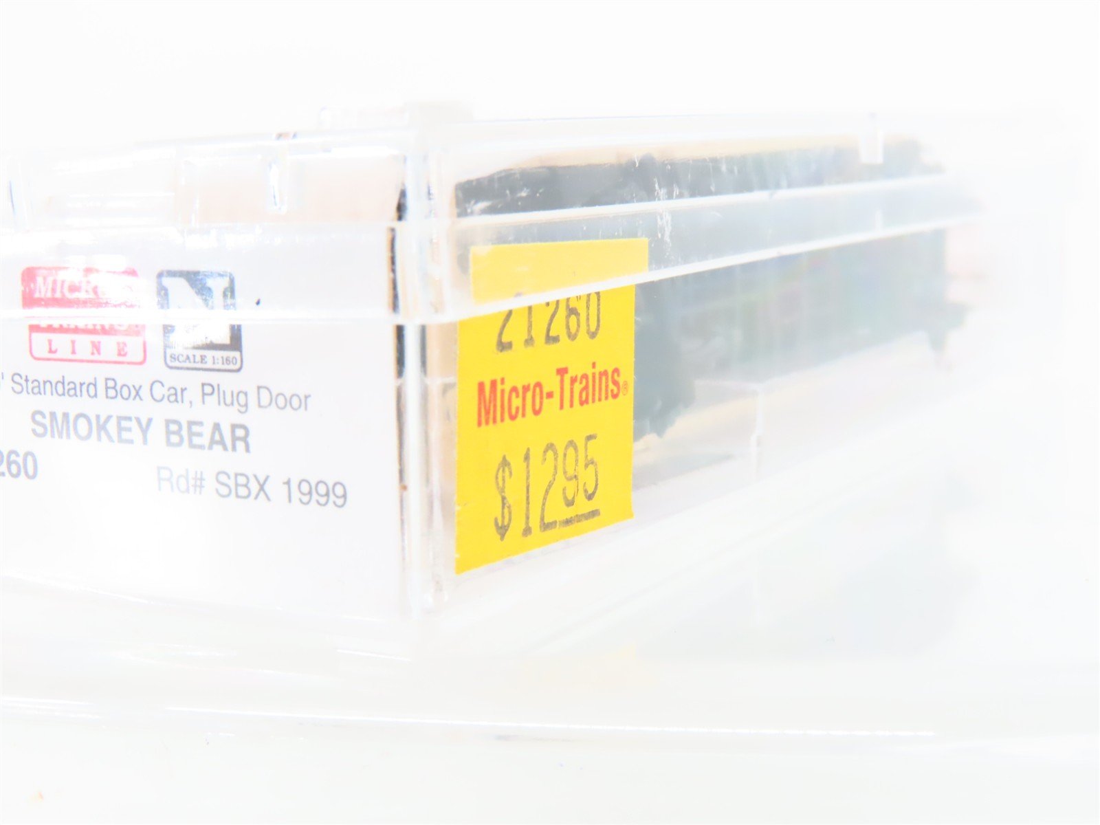 N Scale Micro-Trains MTL 21260 SBX Smokey Bear 40' Plug Door Box Car #1999