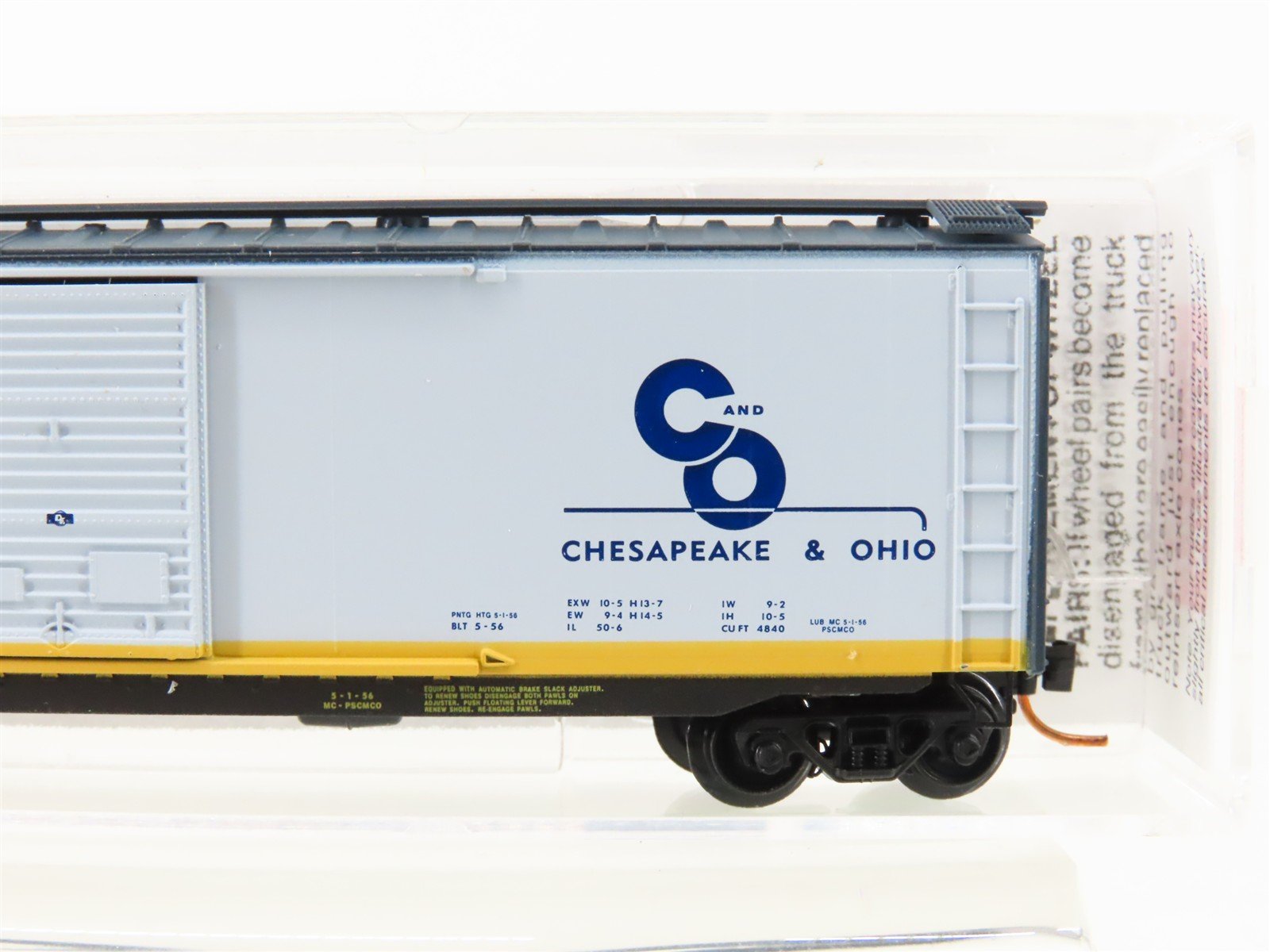 N Micro-Trains MTL 03100074 C&O Chesapeake & Ohio 50' Single Door Box Car 21294
