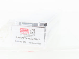N Micro-Trains MTL 03100074 C&O Chesapeake & Ohio 50' Single Door Box Car 21294