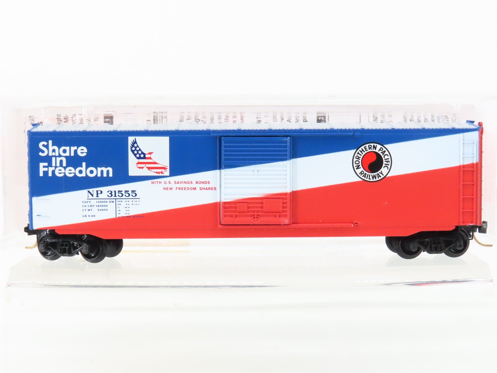 N Scale Micro-Trains MTL 77010 NP Share in Freedom Mechanical Reefer #31555