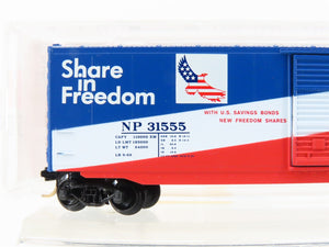N Scale Micro-Trains MTL 77010 NP Share in Freedom Mechanical Reefer #31555