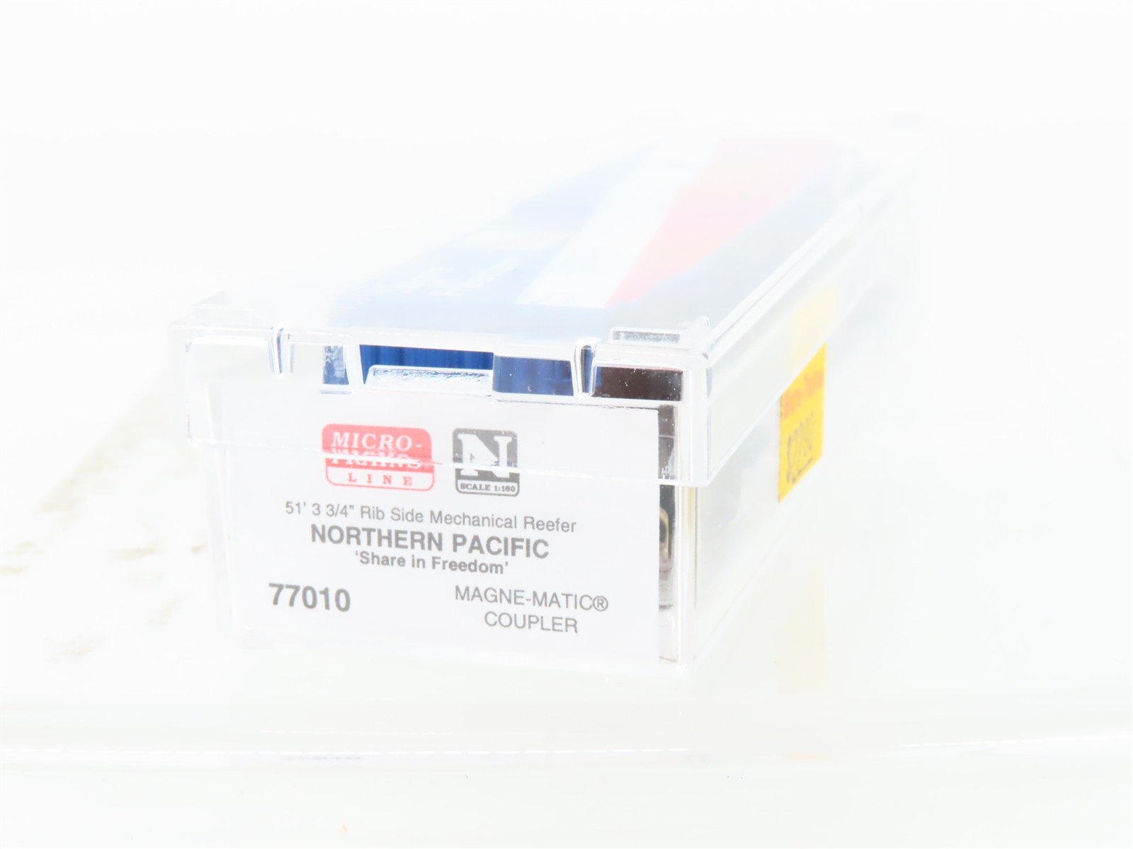 N Scale Micro-Trains MTL 77010 NP Share in Freedom Mechanical Reefer #31555