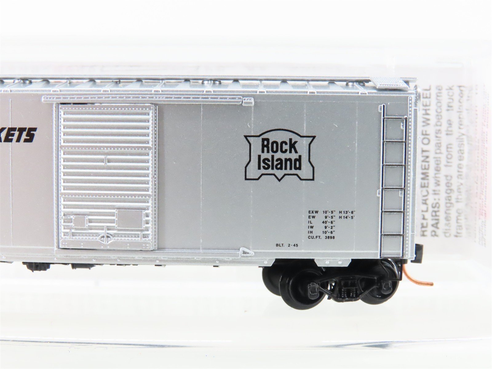 N Micro-Trains MTL 20676 RI Rock Island Route of the Rockets 40' Box Car #20060