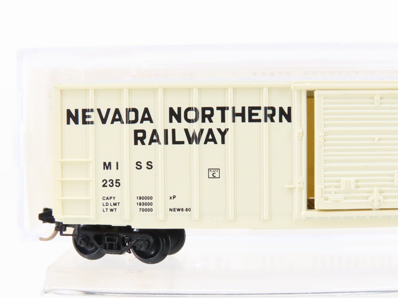 N Scale Micro-Trains MTL 25510 MISS Nevada Northern 50' Single Door Box Car #235