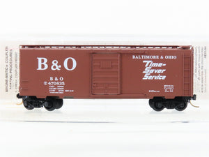 N Micro-Trains MTL 20346/3 B&O Baltimore & Ohio 40' Single Door Box Car #470835