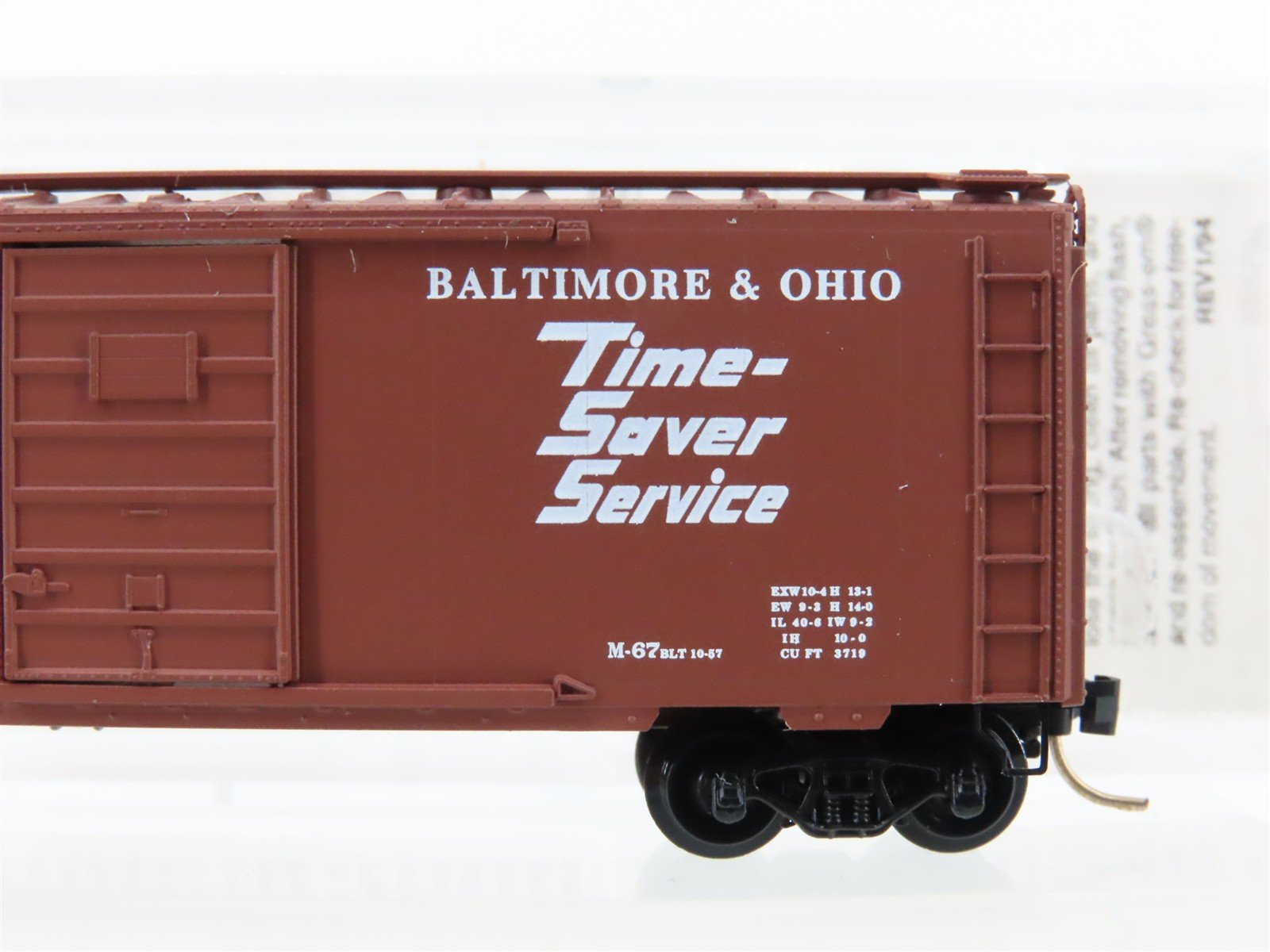 N Micro-Trains MTL 20346/3 B&O Baltimore & Ohio 40' Single Door Box Car #470835