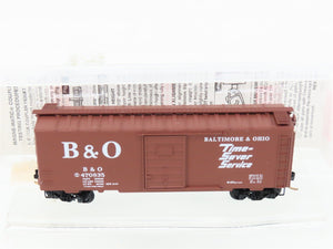 N Micro-Trains MTL 20346/3 B&O Baltimore & Ohio 40' Single Door Box Car #470835