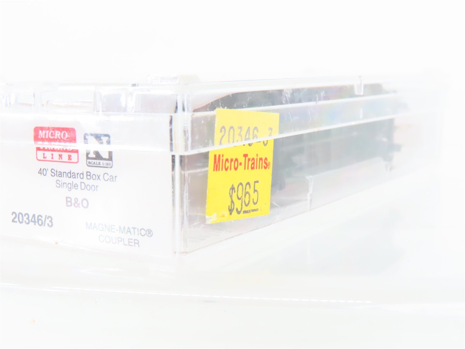 N Micro-Trains MTL 20346/3 B&O Baltimore & Ohio 40' Single Door Box Car #470835