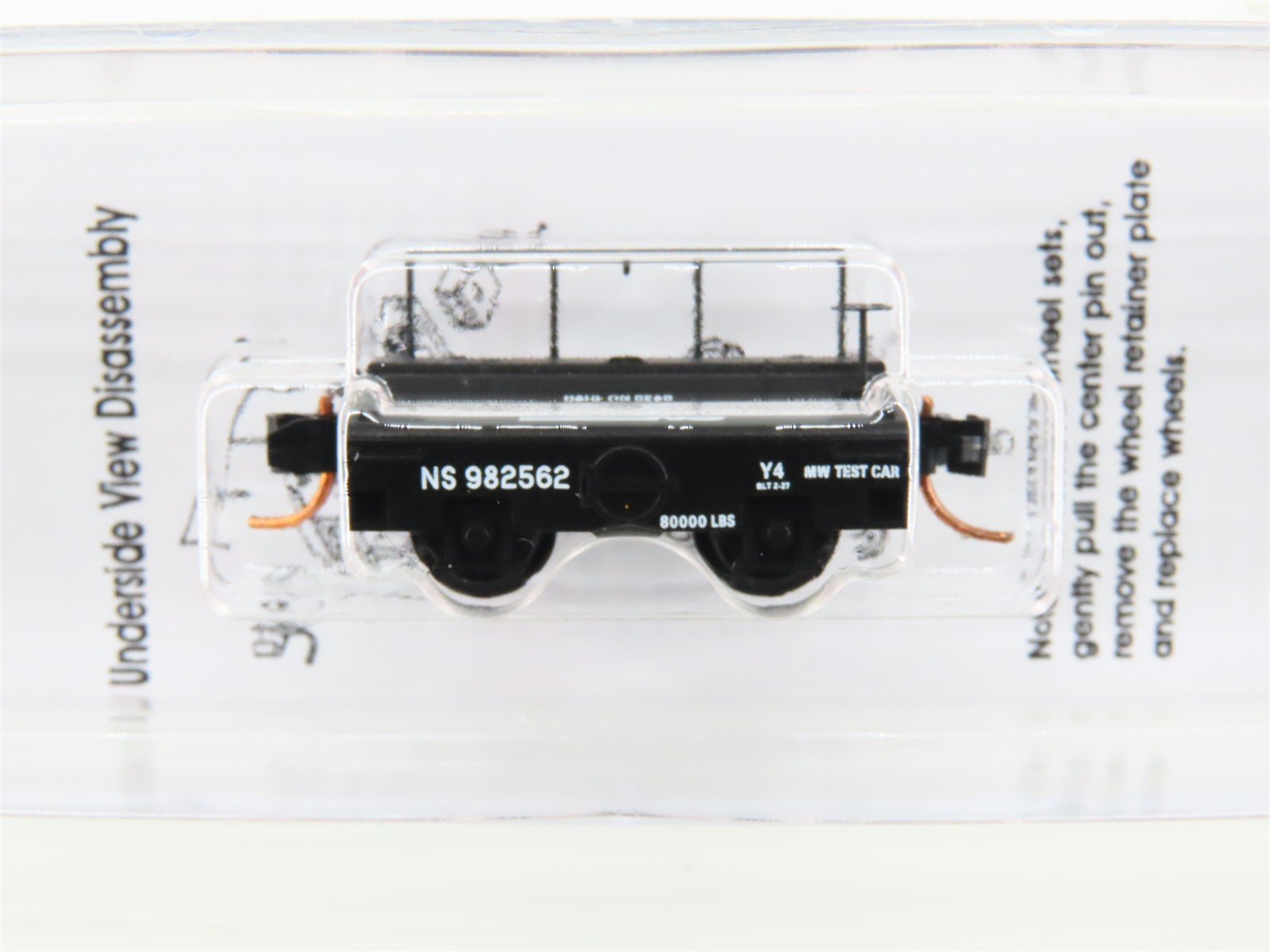 N Scale Micro-Trains MTL 12100020 NS Norfolk Southern Scale Test Car #982562