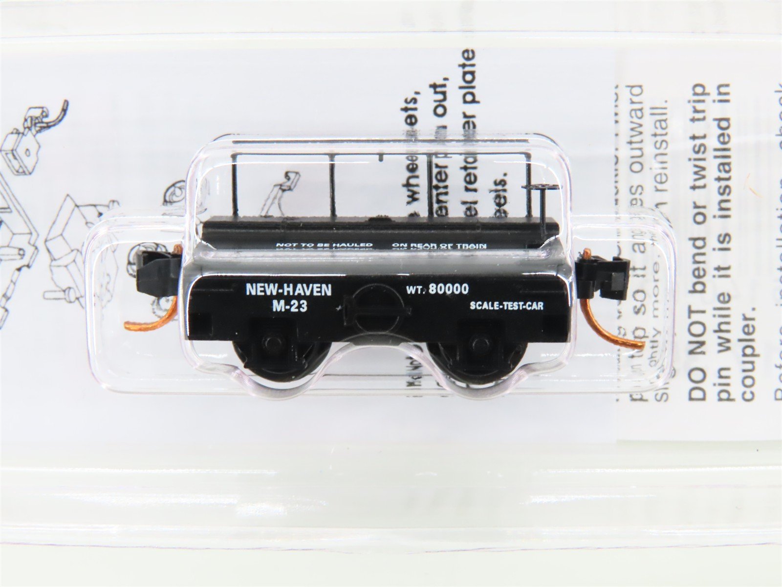 N Scale Micro-Trains MTL 12100080 NH New Haven Railroad Scale Test Car #M-23