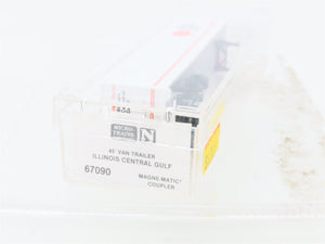 N Micro-Trains MTL 67090 ICGZ Illinois Central Gulf 45' Van Trailer #235192