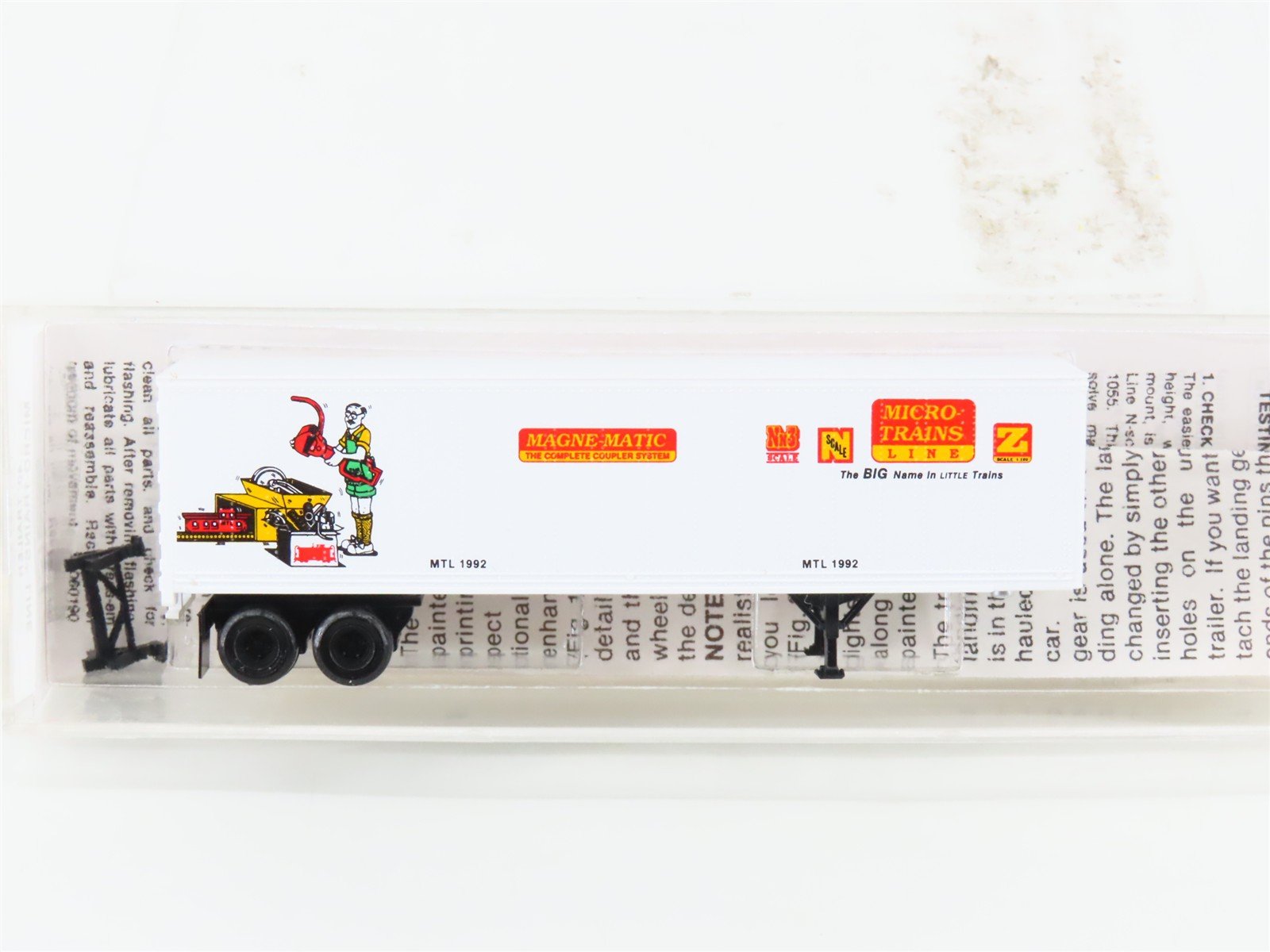N Scale Micro-Trains Line MTL 66060 40' Trailer #1992