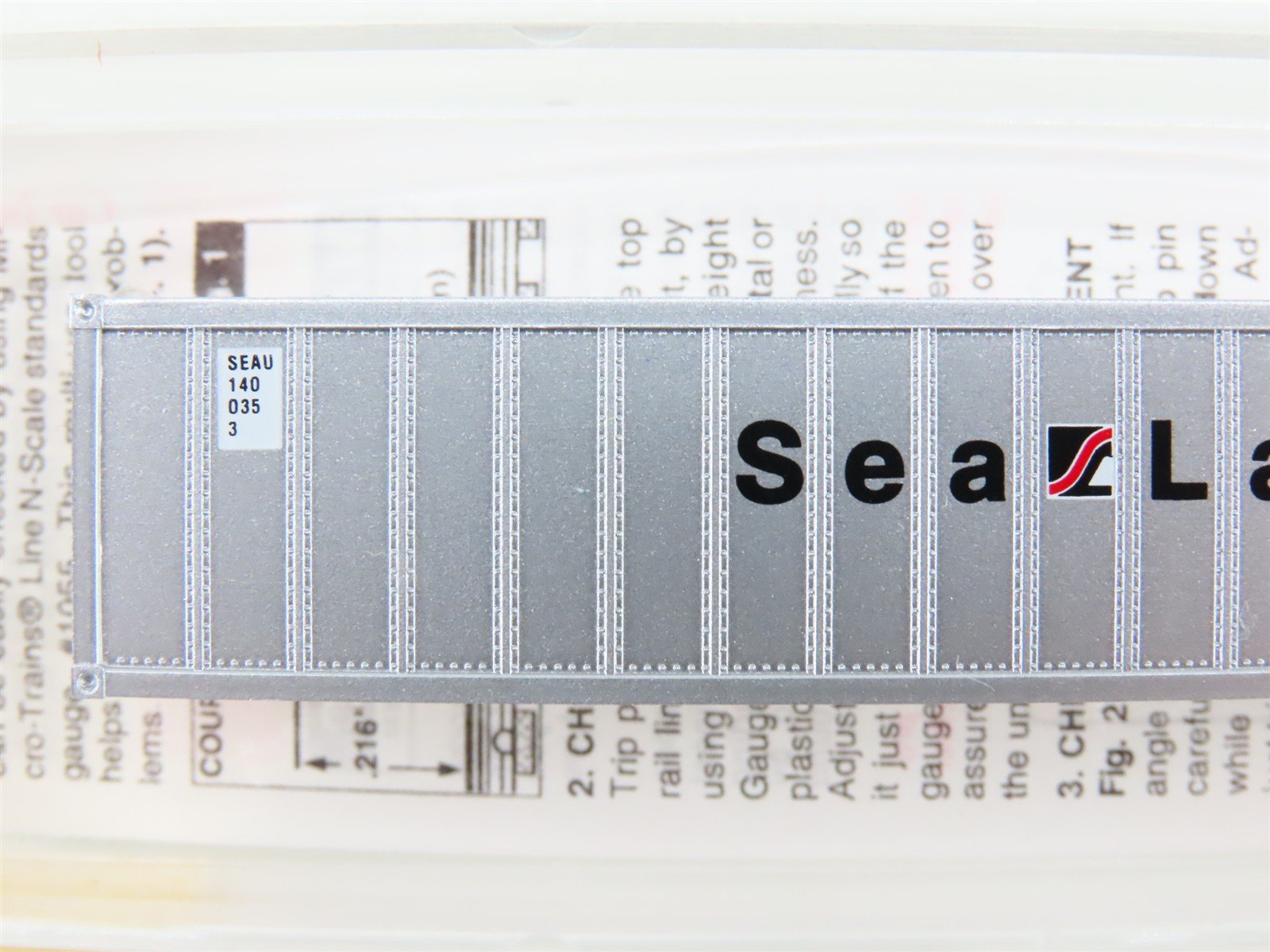 N Scale Micro-Trains MTL 81020 SEAU Sealand 40' Container #1400353
