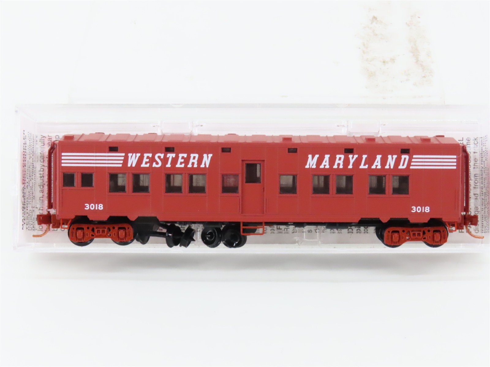 N Micro-Trains MTL 11600040 WM Western Maryland Troop Sleeper Passenger #3018