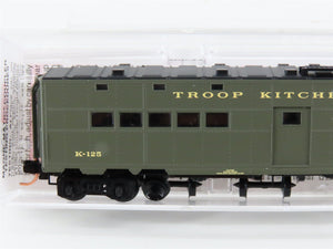 N Micro-Trains MTL 118010 United States Army 50' Troop Kitchen Passenger #K-125