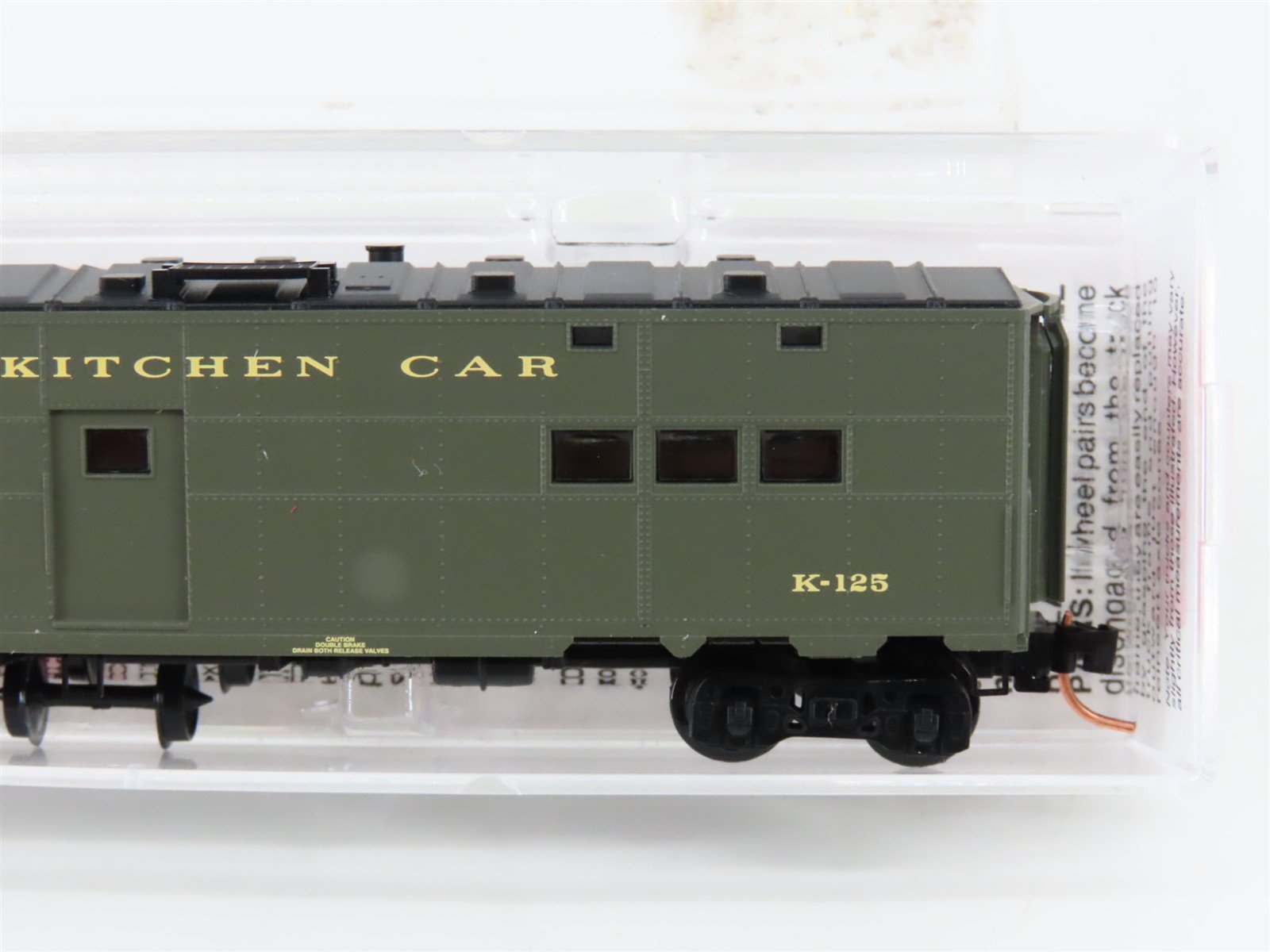 N Micro-Trains MTL 118010 United States Army 50' Troop Kitchen Passenger #K-125
