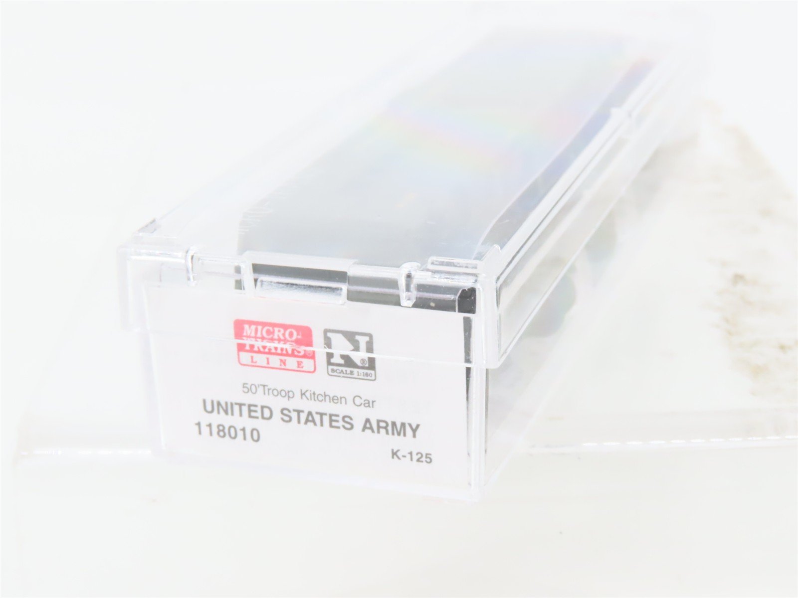 N Micro-Trains MTL 118010 United States Army 50' Troop Kitchen Passenger #K-125