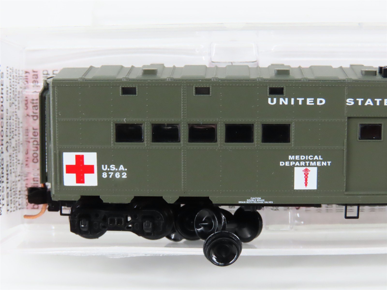 N Micro-Trains MTL 118020 USA United States Army Troop Kitchen Passenger #8762