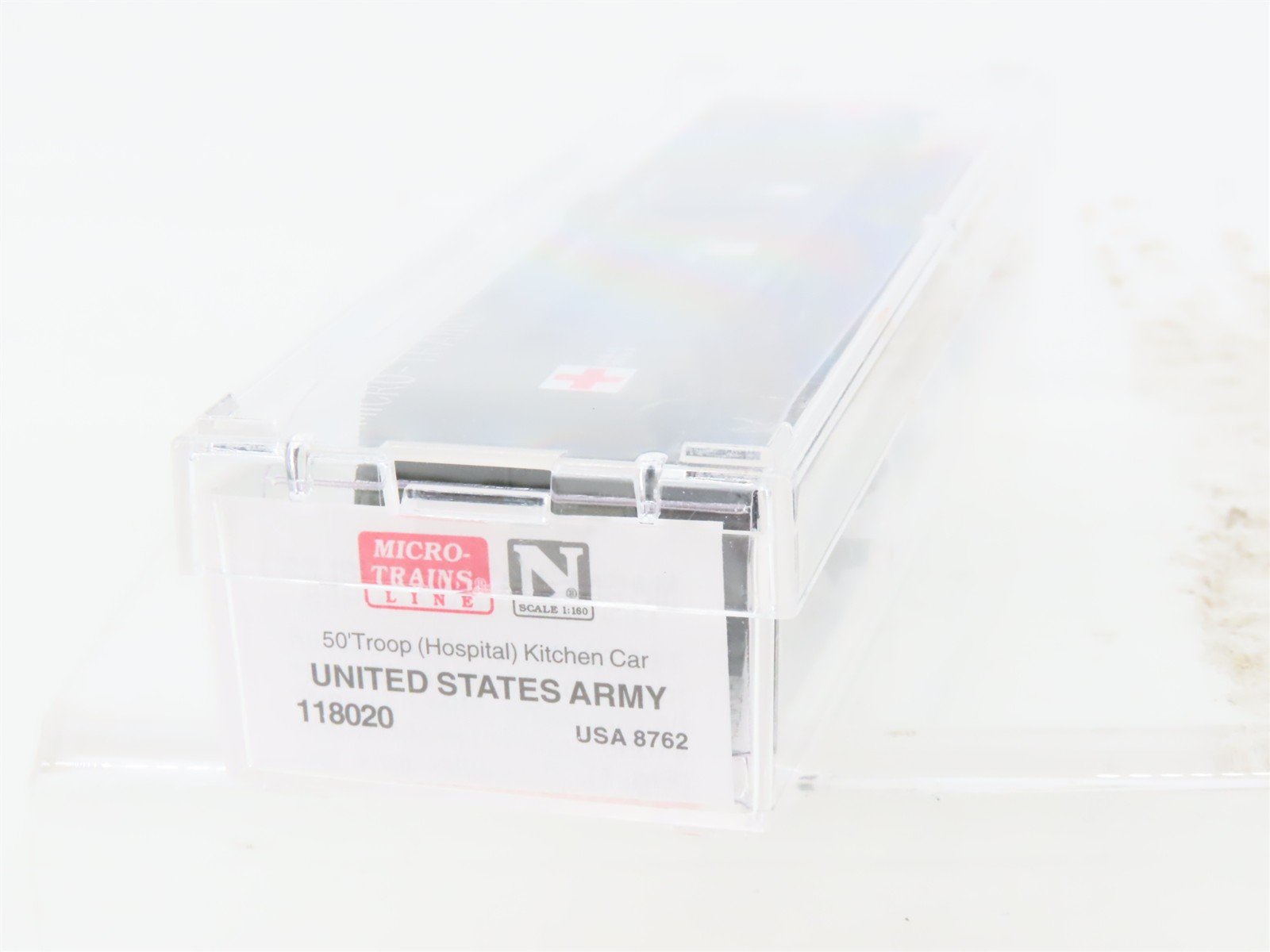 N Micro-Trains MTL 118020 USA United States Army Troop Kitchen Passenger #8762