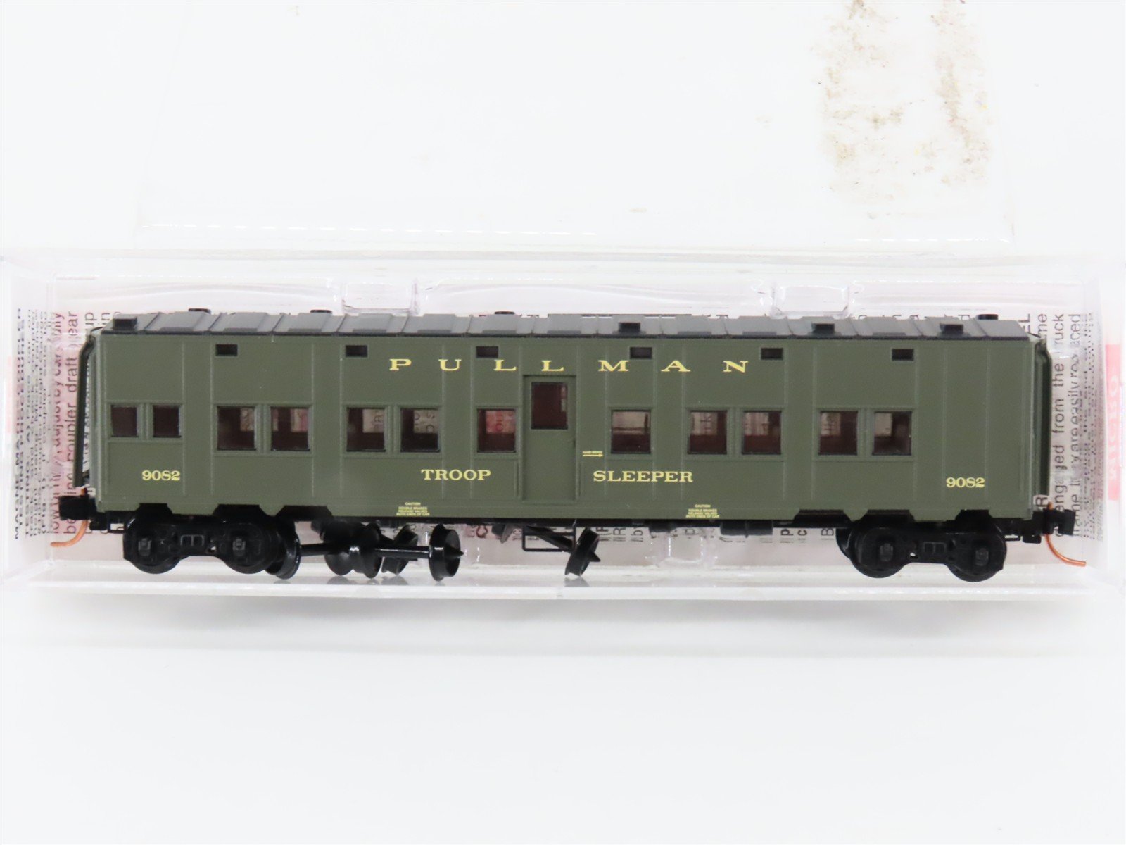 N Scale Micro-Trains MTL 116010.4 Pullman Troop Sleeper 50' Passenger Car #9082