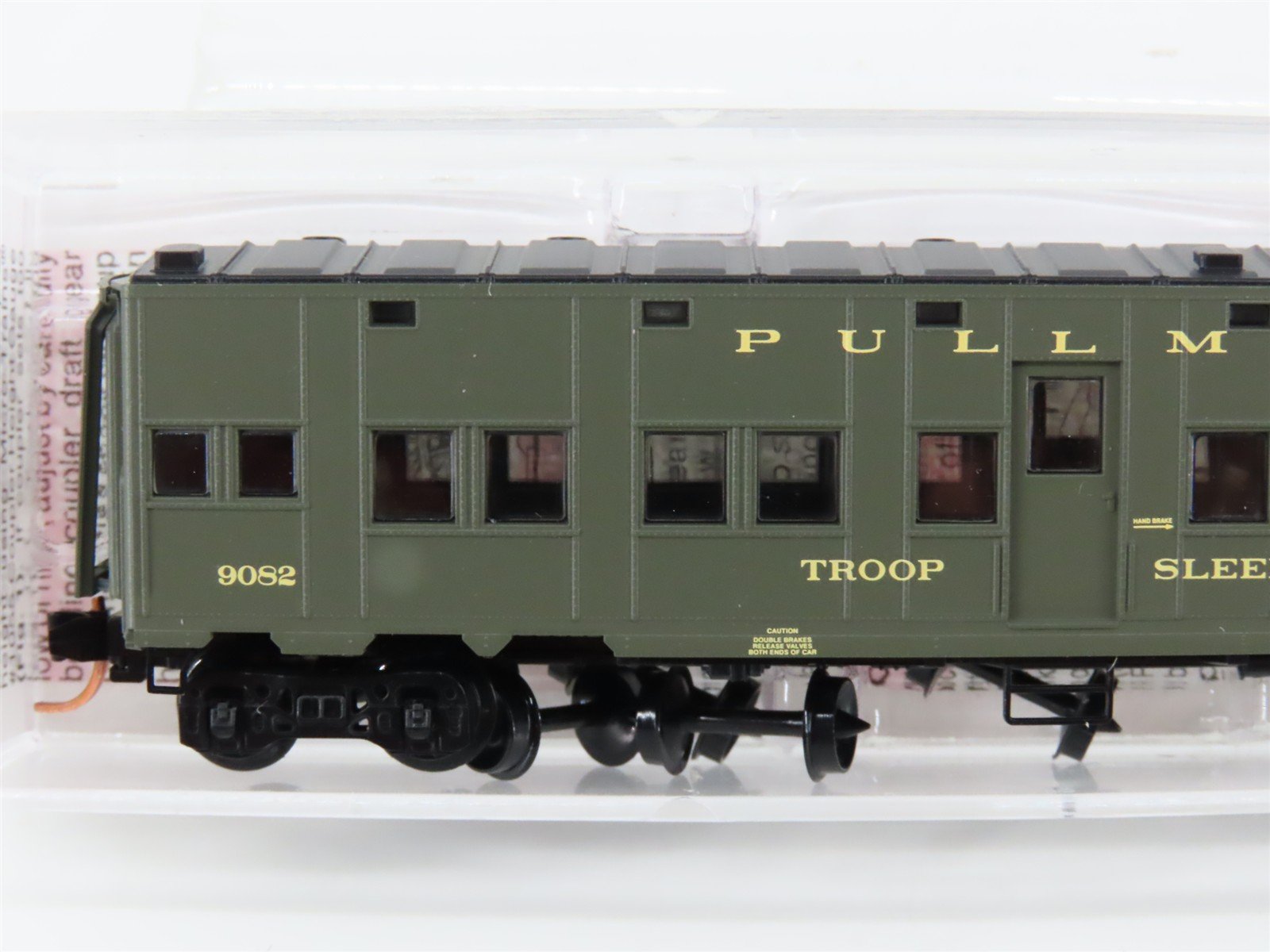 N Scale Micro-Trains MTL 116010.4 Pullman Troop Sleeper 50' Passenger Car #9082