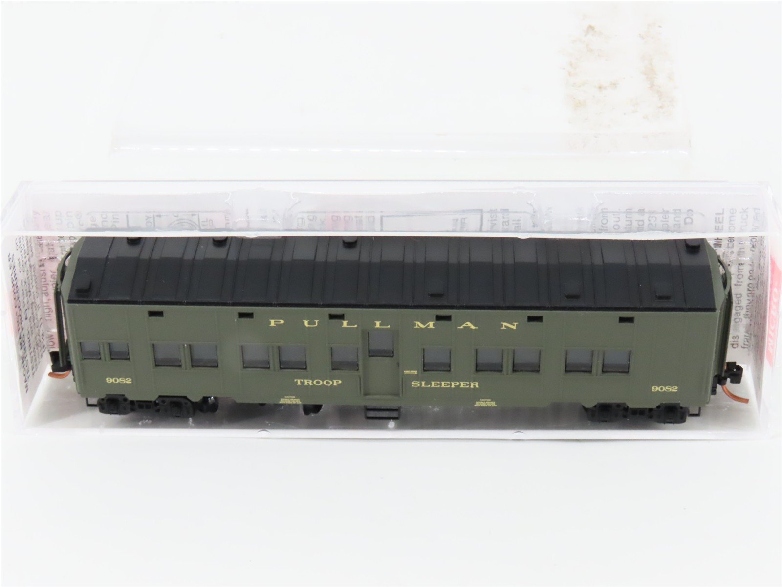 N Scale Micro-Trains MTL 116010.4 Pullman Troop Sleeper 50' Passenger Car #9082