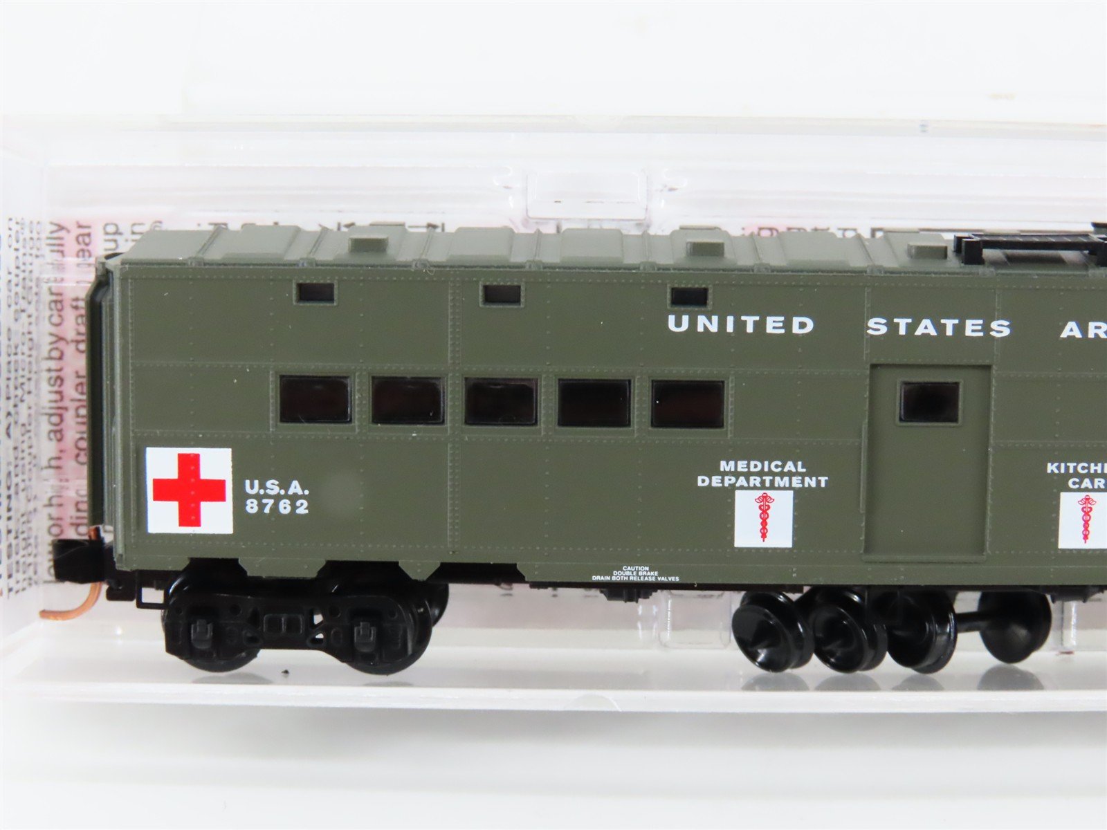 N Micro-Trains MTL 118020 USA United States Army Troop Kitchen Passenger #8762