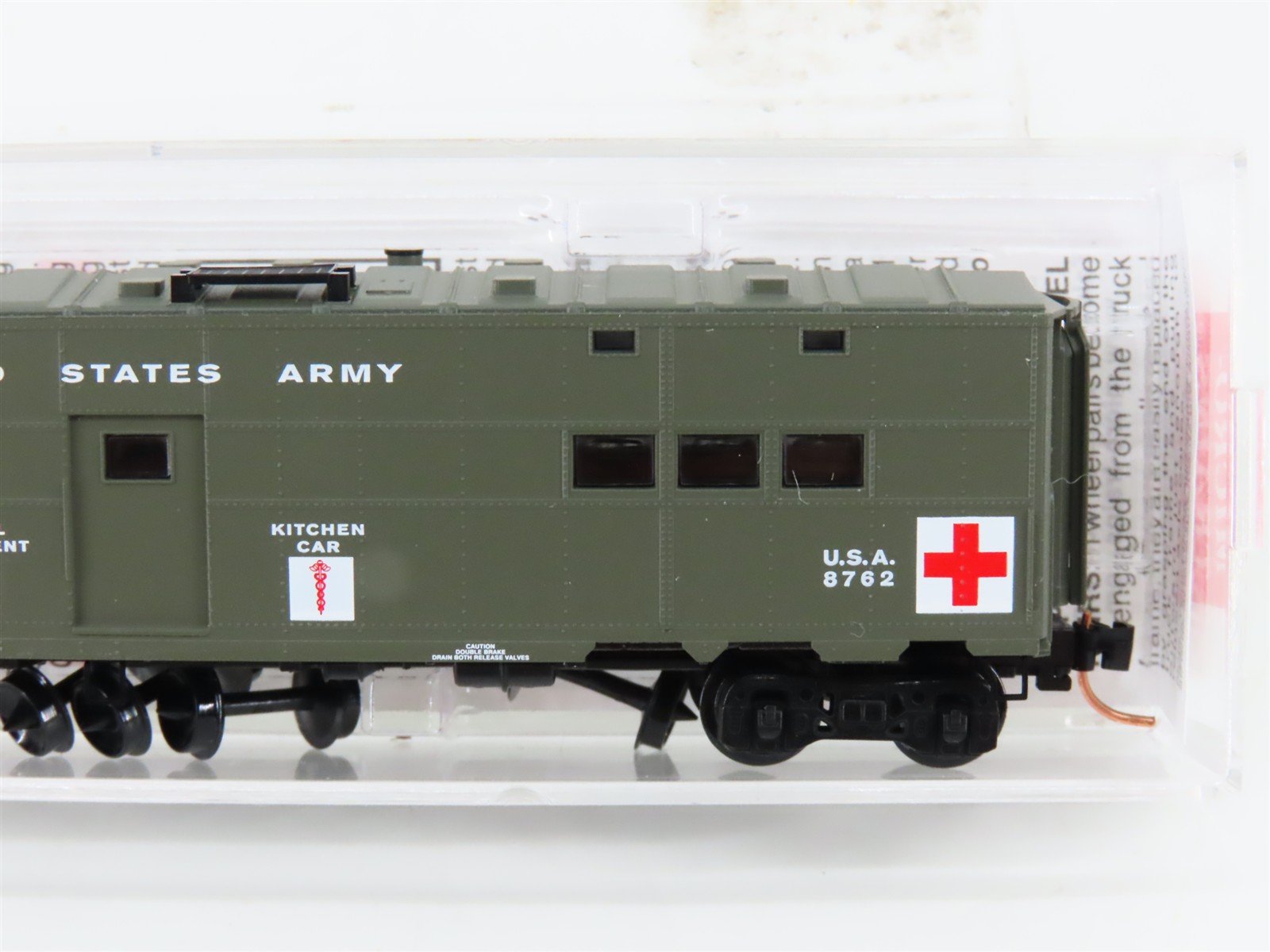 N Micro-Trains MTL 118020 USA United States Army Troop Kitchen Passenger #8762