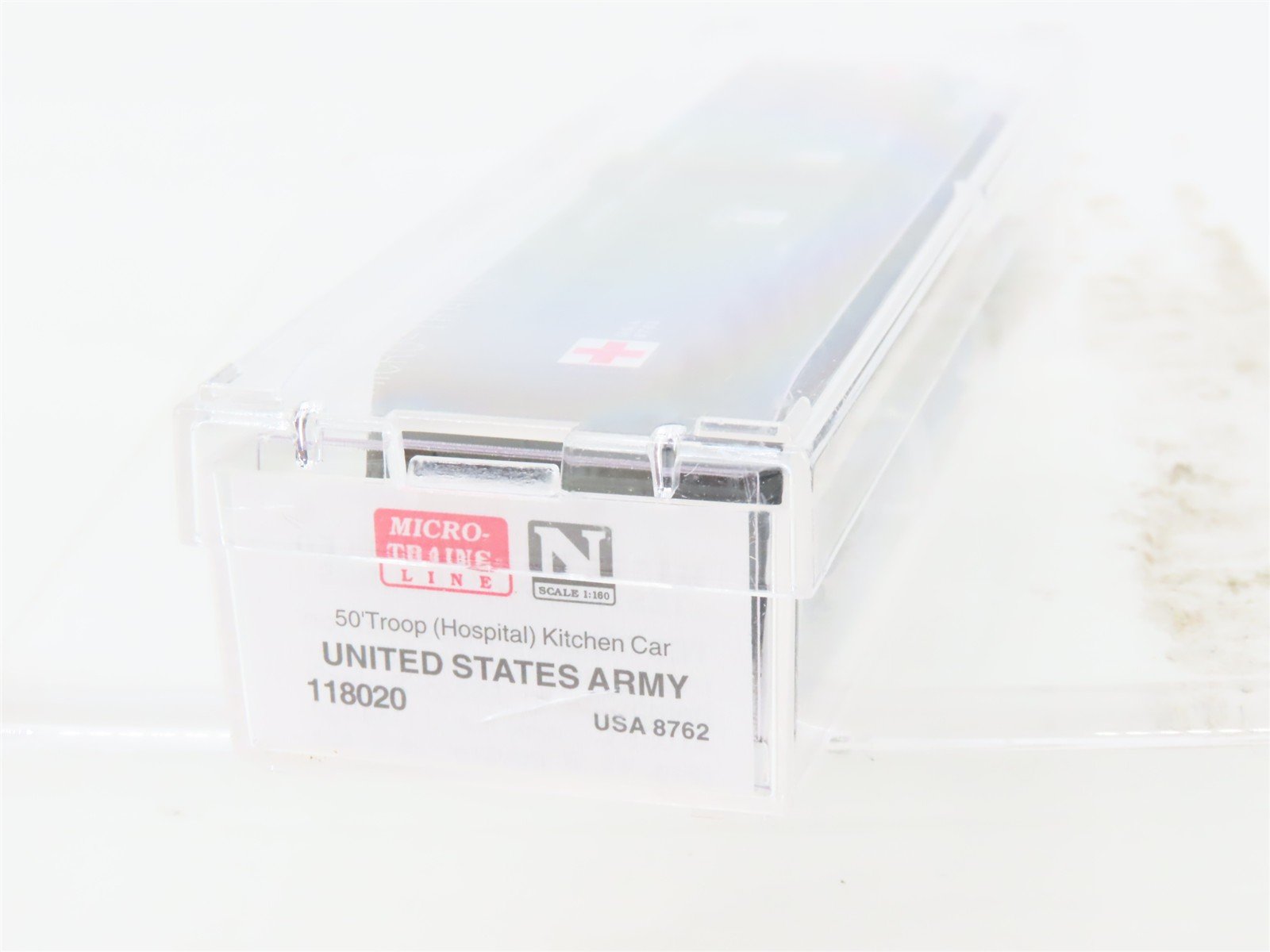N Micro-Trains MTL 118020 USA United States Army Troop Kitchen Passenger #8762
