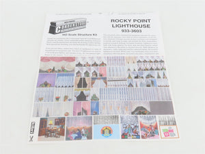 HO Scale Walthers Cornerstone Gold Ribbon Kit 933-3603 Rocky Point Lighthouse