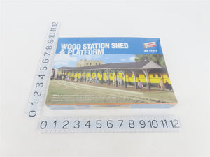 HO Scale Walthers Cornerstone Kit 933-3188 Wood Station Shed & Platform - SEALED