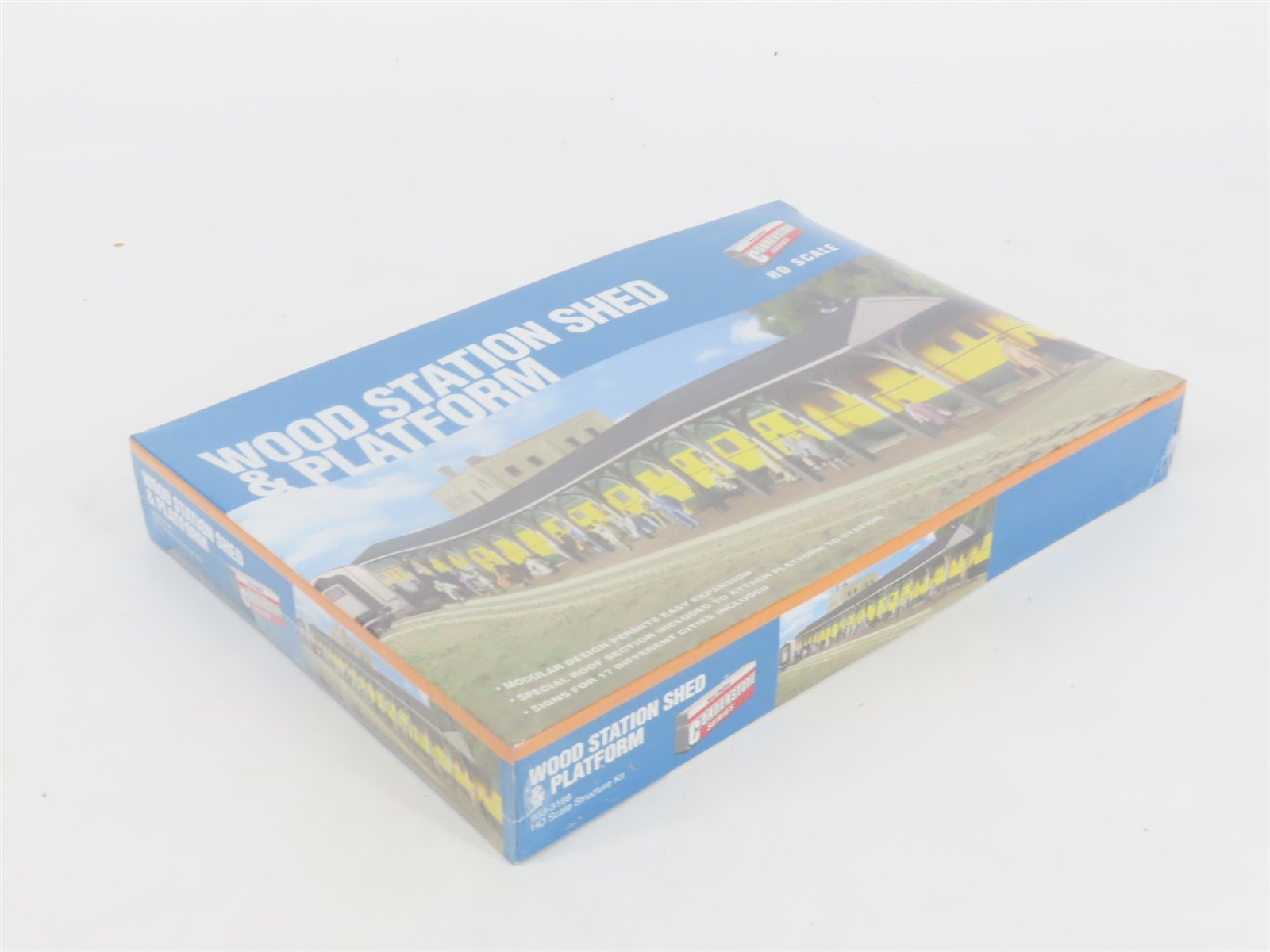 HO Scale Walthers Cornerstone Kit 933-3188 Wood Station Shed & Platform - SEALED
