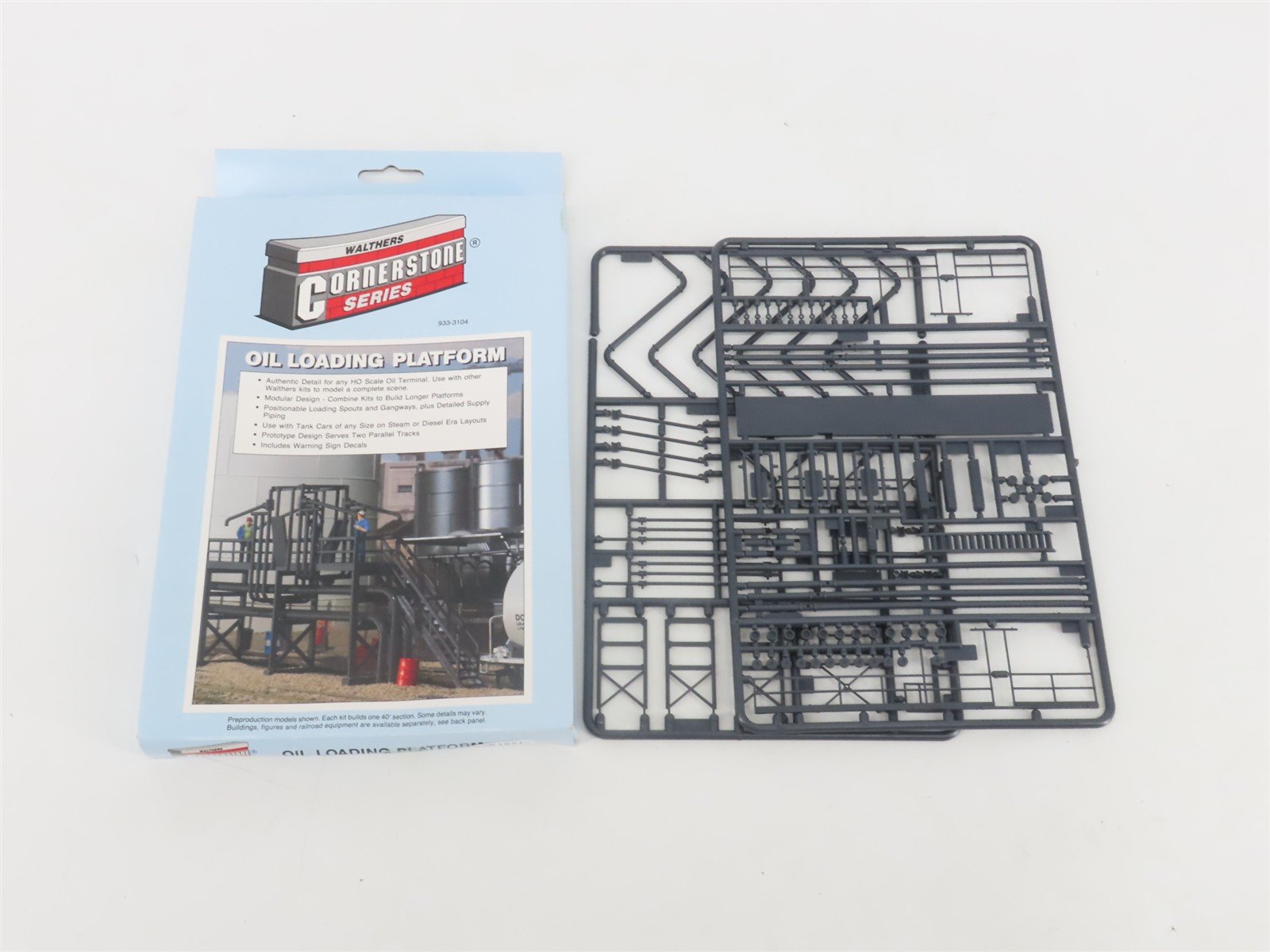 HO 1/87 Scale Walthers Cornerstone Kit 933-3104 Oil Loading Platform