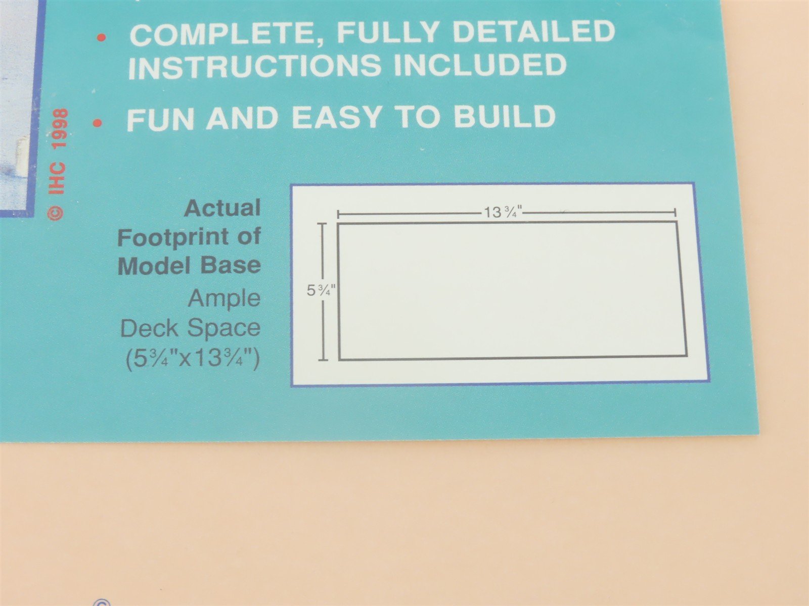 HO Scale IHC Your Town USA Shore-Line Kit 5505 98' x 42' Transfer Pier - SEALED