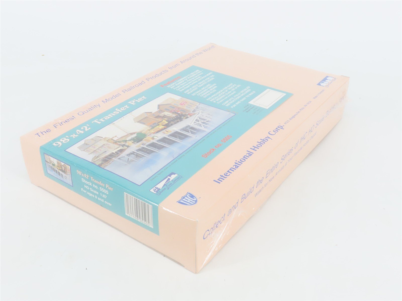 HO Scale IHC Your Town USA Shore-Line Kit 5505 98' x 42' Transfer Pier - SEALED
