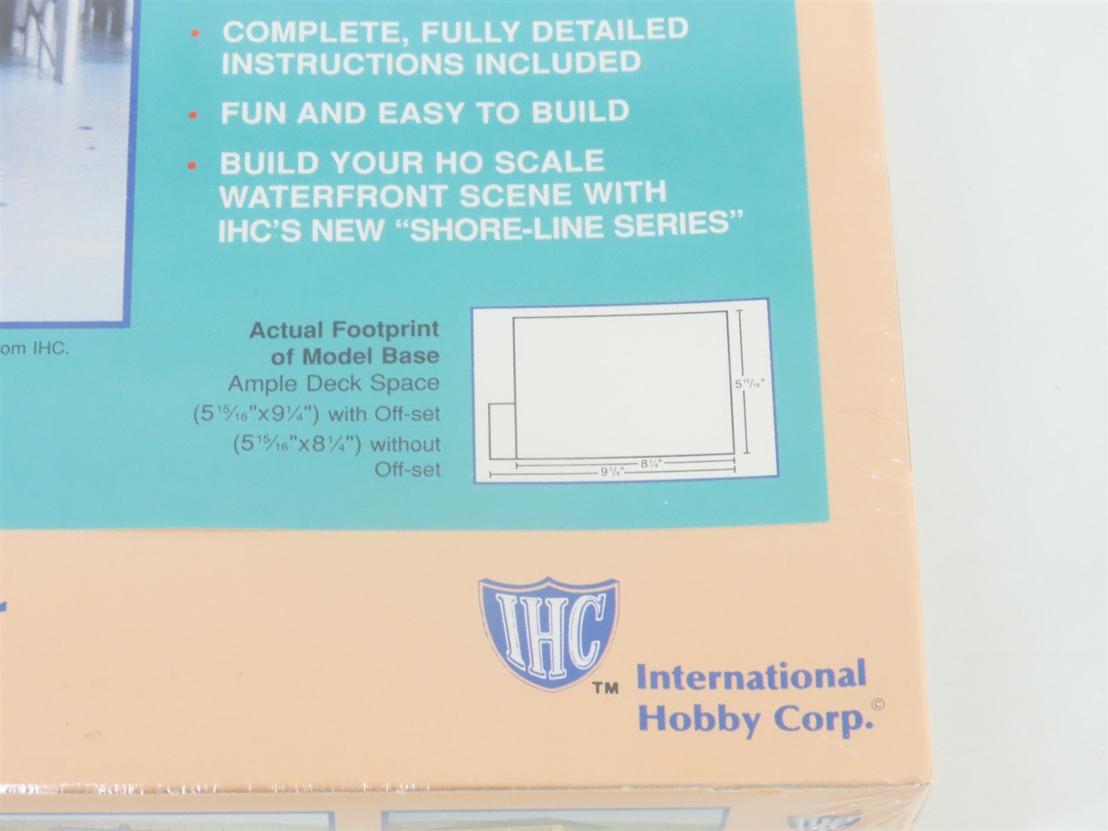 HO Scale IHC Your Town USA Shore-Line Kit 5501 60' x 43' Heavy Duty Pier -SEALED