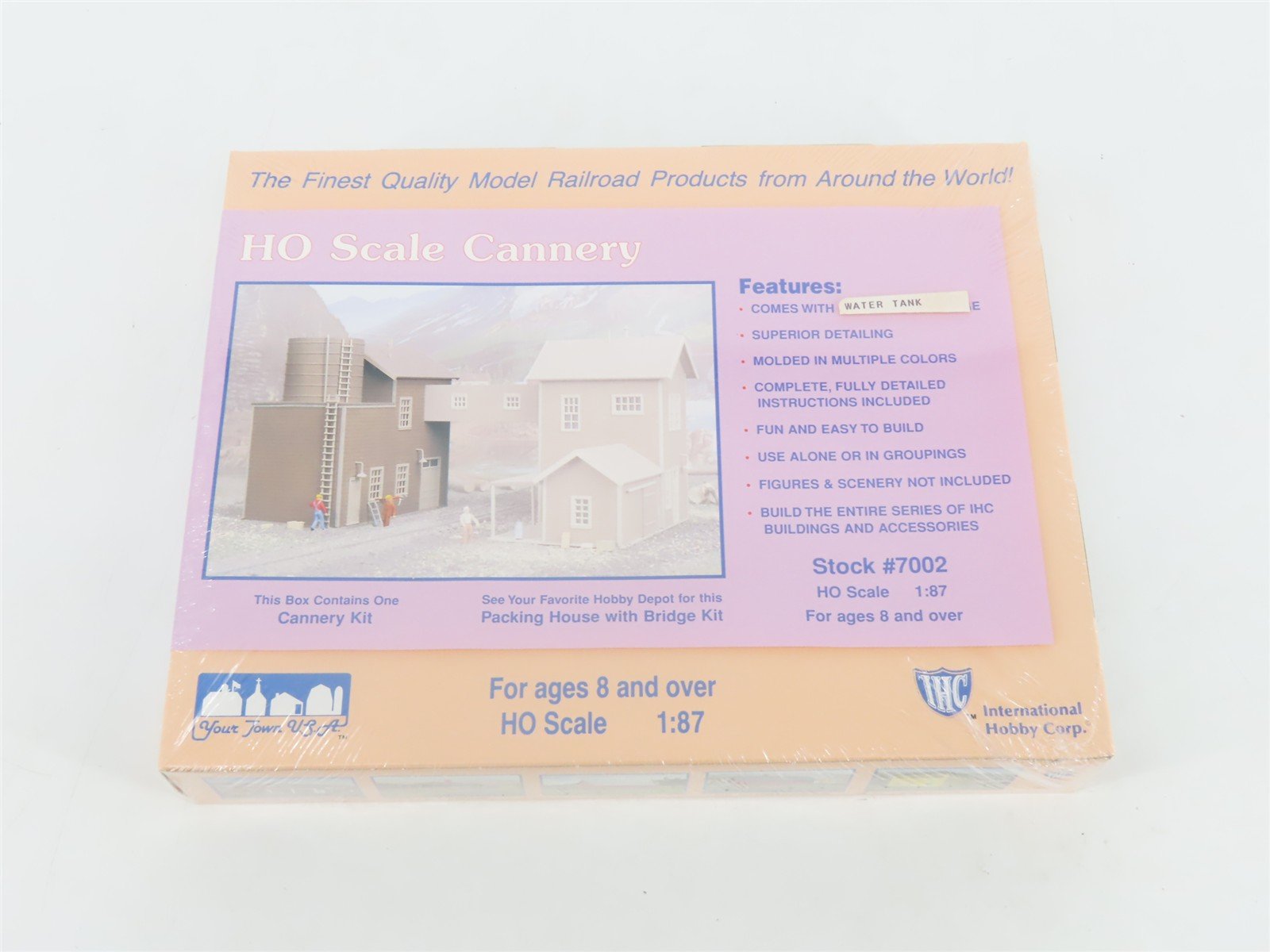 HO 1/87 Scale IHC Your Town USA Kit 7002 Cannery Building - SEALED