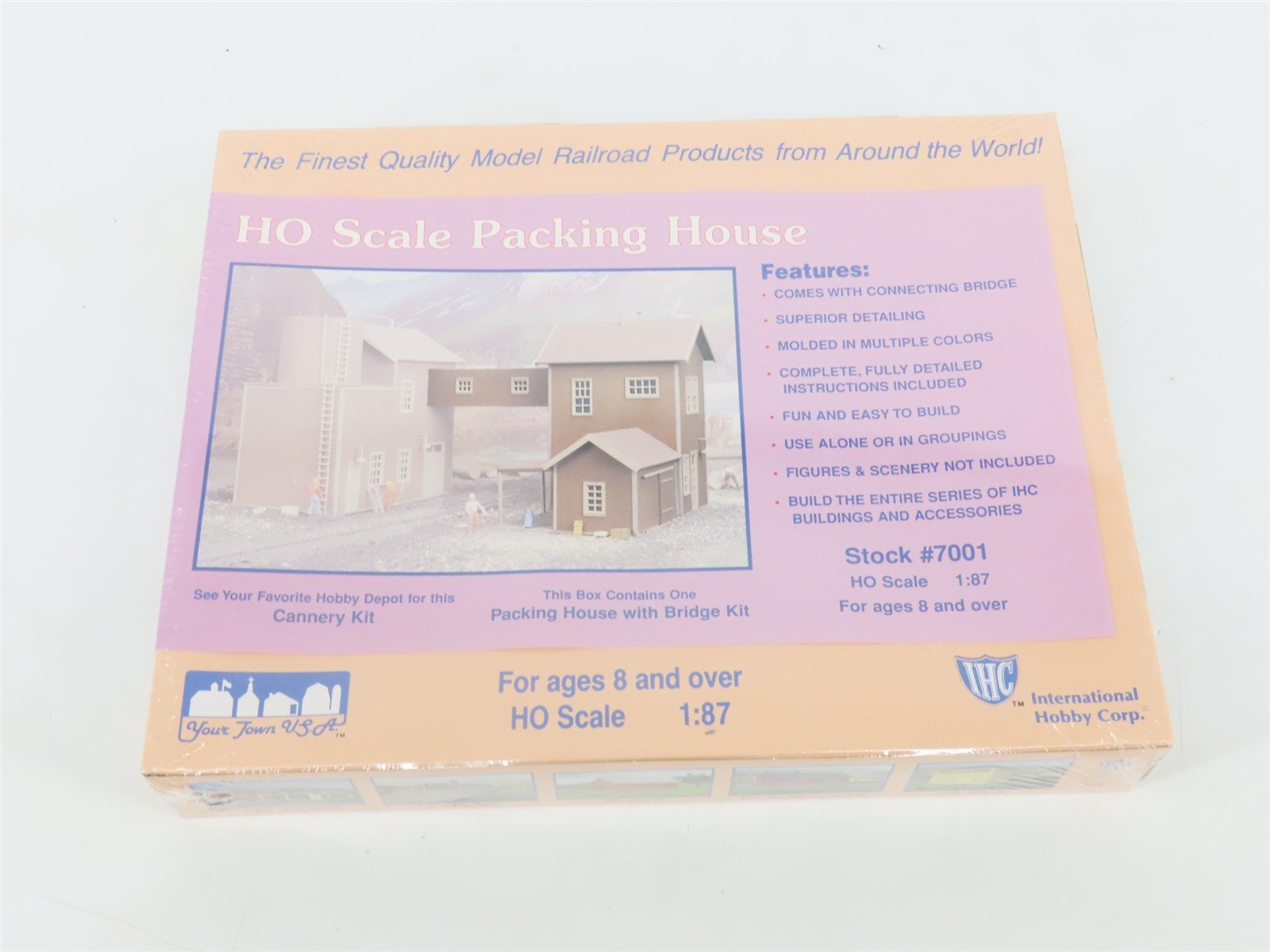 HO 1/87 Scale IHC Your Town USA Kit 7001 Packing House - SEALED