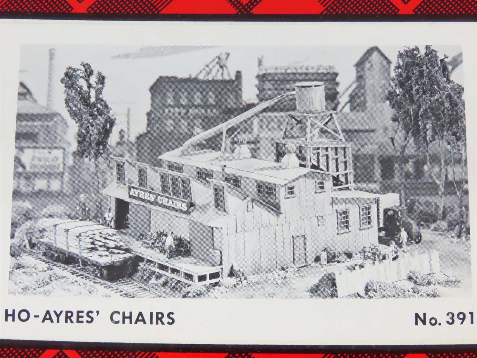 HO 1/87 Scale Campbell Kit 391 "Ayres' Chairs" Building