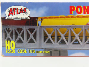 HO 1/87 Scale Atlas Kit 886 Pony Truss Bridge w/ Track