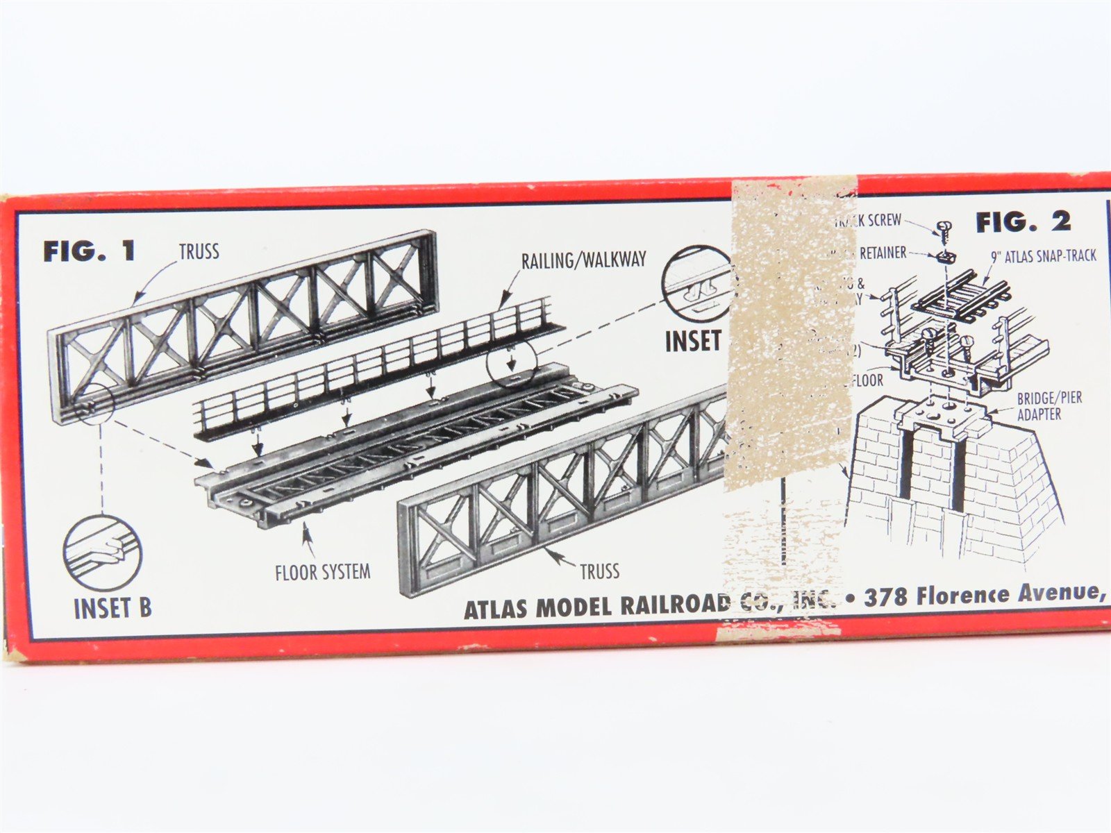 HO 1/87 Scale Atlas Kit 886 Pony Truss Bridge w/ Track