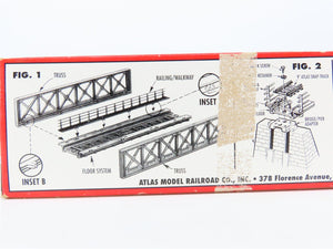 HO 1/87 Scale Atlas Kit 886 Pony Truss Bridge w/ Track